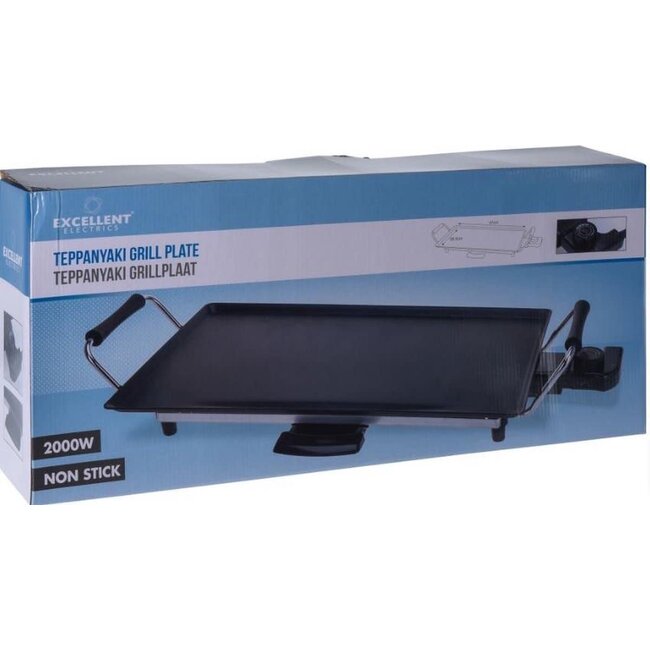 Excellent Electrics Grill Plate | 47 x 26.5 cm