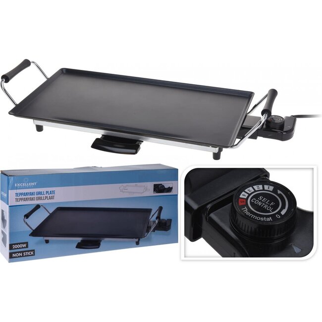 Excellent Electrics - Grillplaat | 47 x 26,5cm