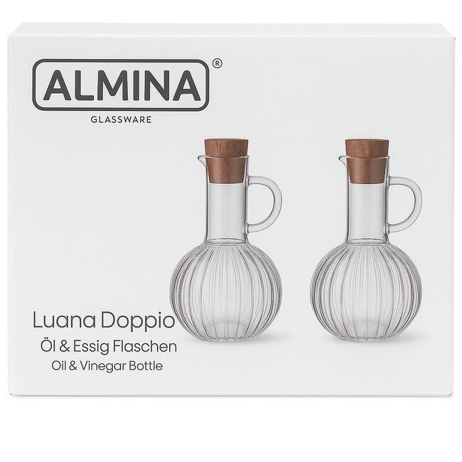 Almina Luana Doppio Oil Bottles | 350ml