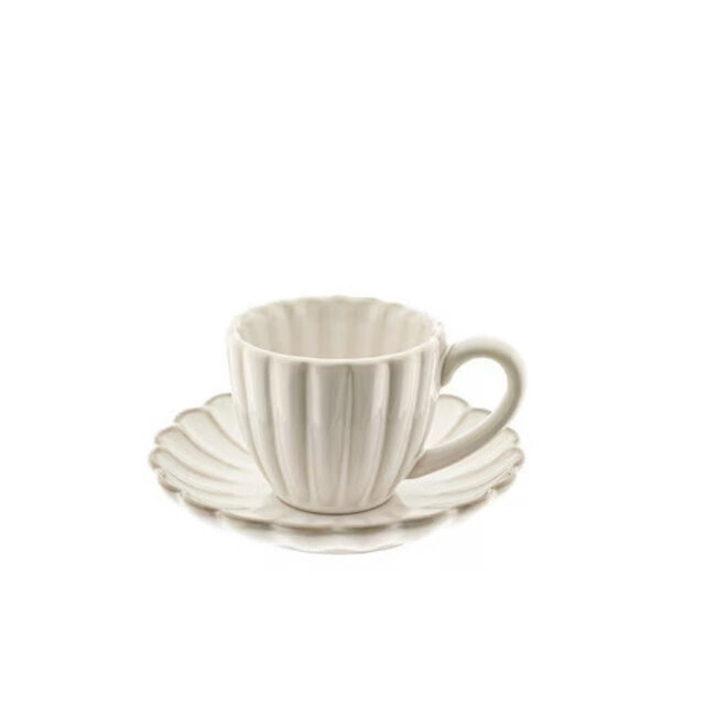 Almina Bloomy Espresso Cups | Set of 12 | 75 ml