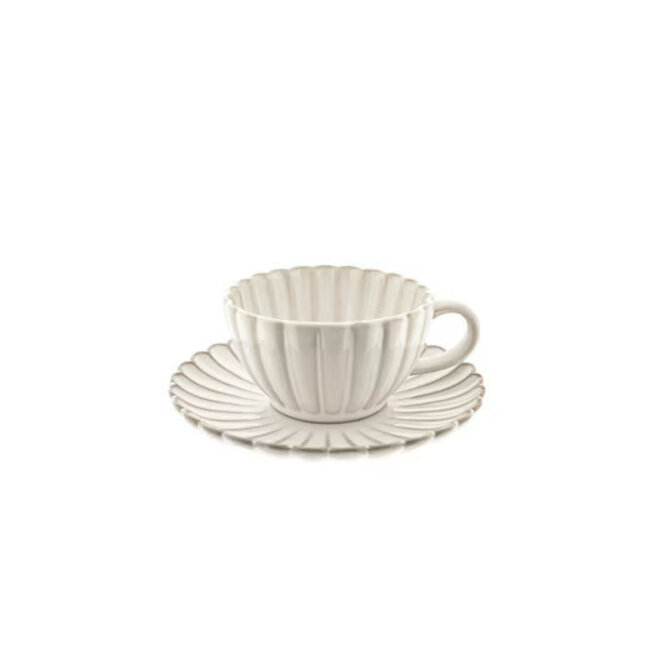 Almina Bloomy Coffee & Tea Cups | Set of 12 | 220 ml