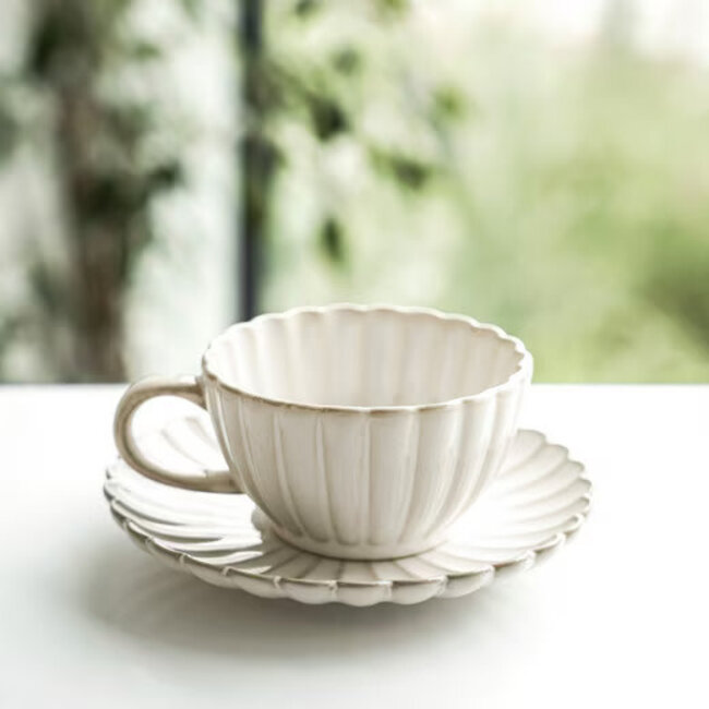 Almina Bloomy Coffee & Tea Cups | Set of 12 | 220 ml