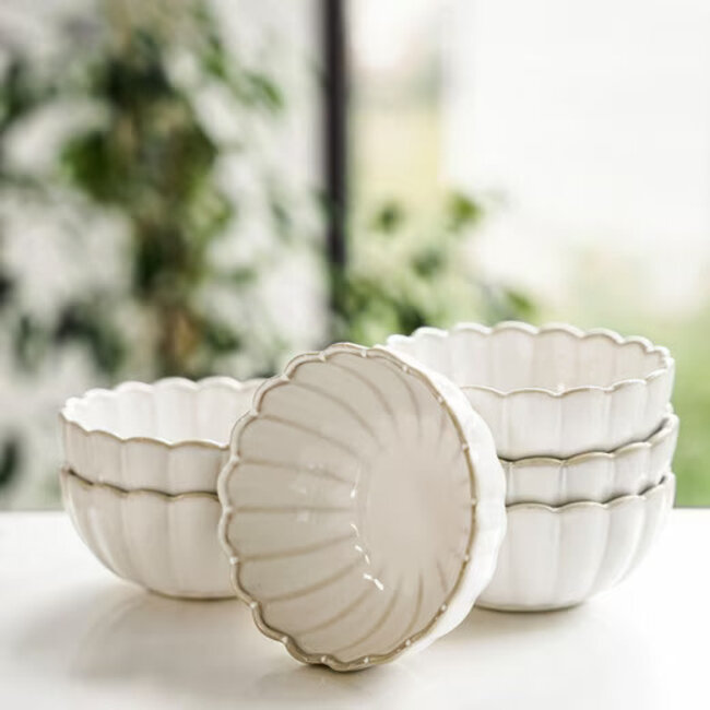 ALMINA Bloomy 6-Piece Muesli Bowl Set | 11.5 x 5 cm