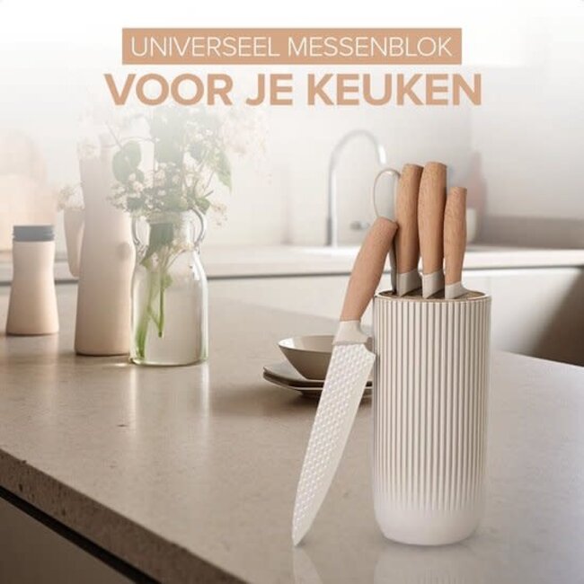 Royalty Line Messenset | 7-Delig Creme