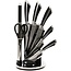 Royalty Line® 8 Keuken Messen | Zwart - Silver