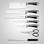 Royalty Line® 8 Keuken Messen | Zwart - Silver