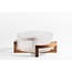 Bavary Acacia Ribbed Glass Bowl | 24.5cm
