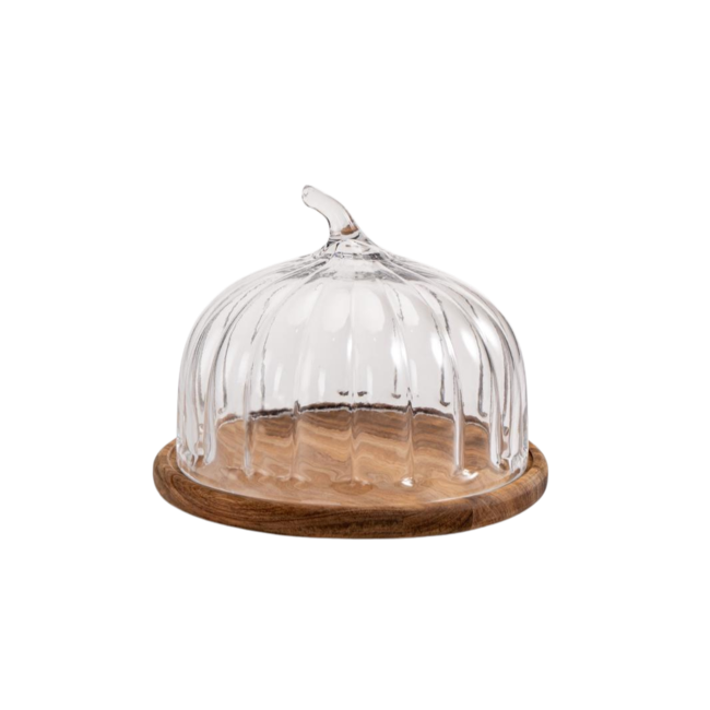 Bavary Pumpkin Acacia Cake Stand | 24cm