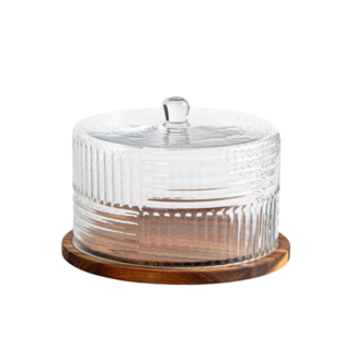 Bavary Grace Acacia Cake Stand | 25cm