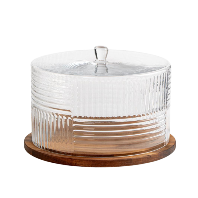 Bavary Grace Acacia Cake Stand | 30.5cm
