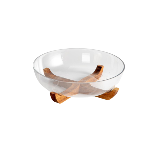 Bavary Iconic Round Glass Bowl | 28cm