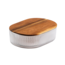 Bavary Glass Storage Container with Acacia Lid | 25.5cm