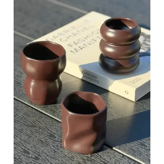 ZOHA 2 Organic Keramiek Mokken | Mokka 400ml