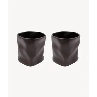 ZOHA ZOHA 2 Diamond Ceramic Mugs | Mocha | 290ml