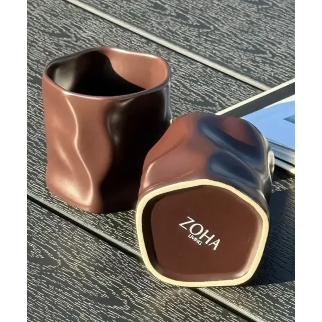 ZOHA 2 Diamond Keramiek Mokken | Mokka 290ml