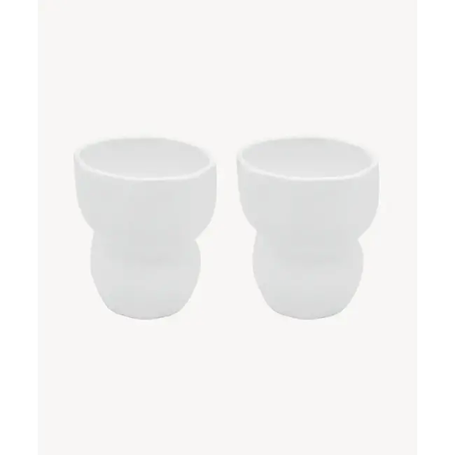 ZOHA 2 Organic Ceramic Mug in White 400ml
