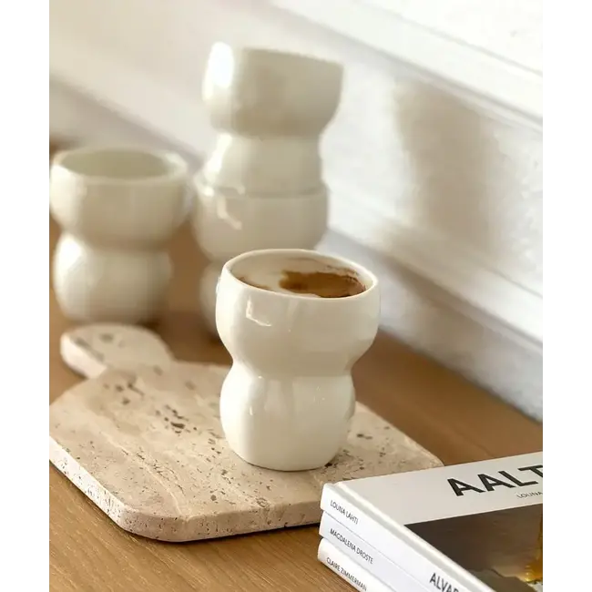 ZOHA 2 Organic Keramiek Mokken | Wit 400ml