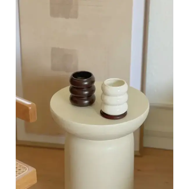 ZOHA 2 Wave Keramiek Mokken | Wit 400ml