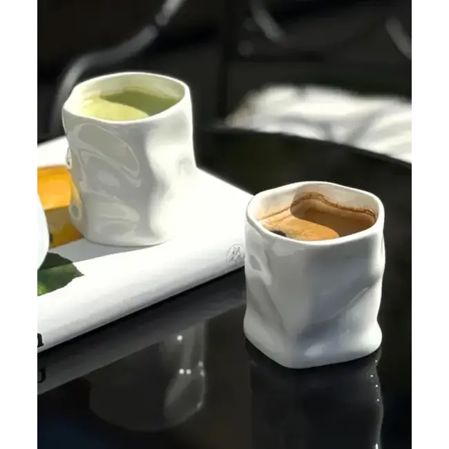 ZOHA 2 Diamond Ceramic Mugs | White | 290m