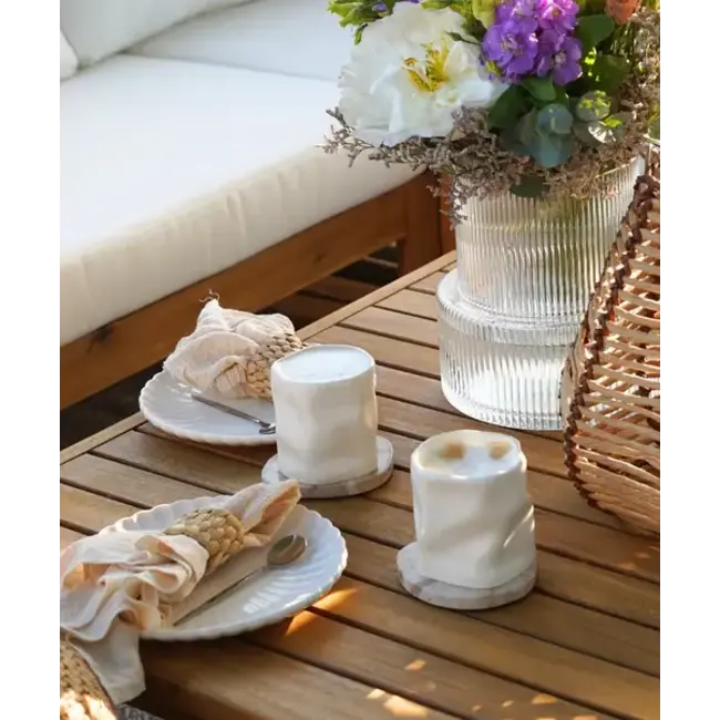 ZOHA 2 Diamond Ceramic Mugs | White | 290m