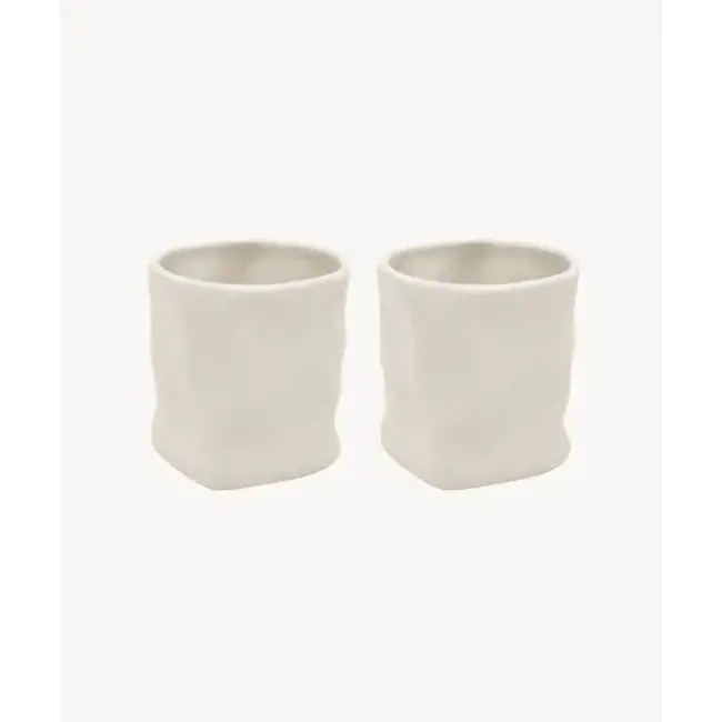 ZOHA 2 Diamond Ceramic Mugs | Beige | 290ml