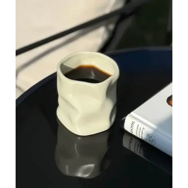 ZOHA 2 Diamond Ceramic Mugs | Beige | 290ml