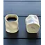ZOHA 2 Diamond Ceramic Mugs | Beige | 290ml