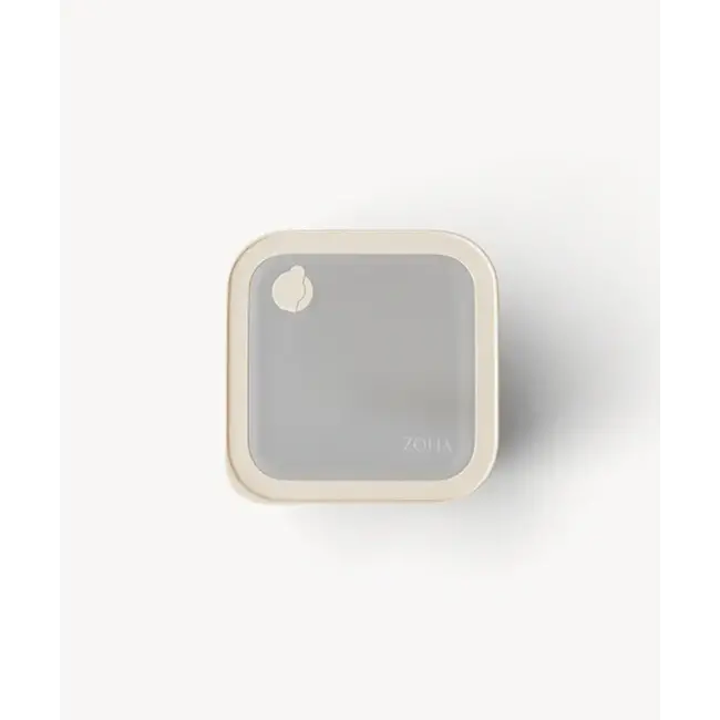 ZOHA Glazen Vershouddoos Vierkant Beige | 600ml