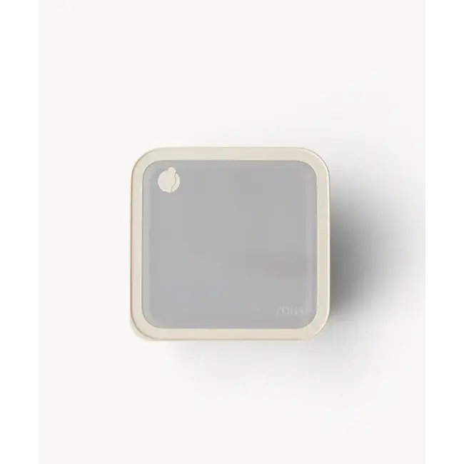 ZOHA Glazen Vershouddoos Vierkant Beige | 1940ml