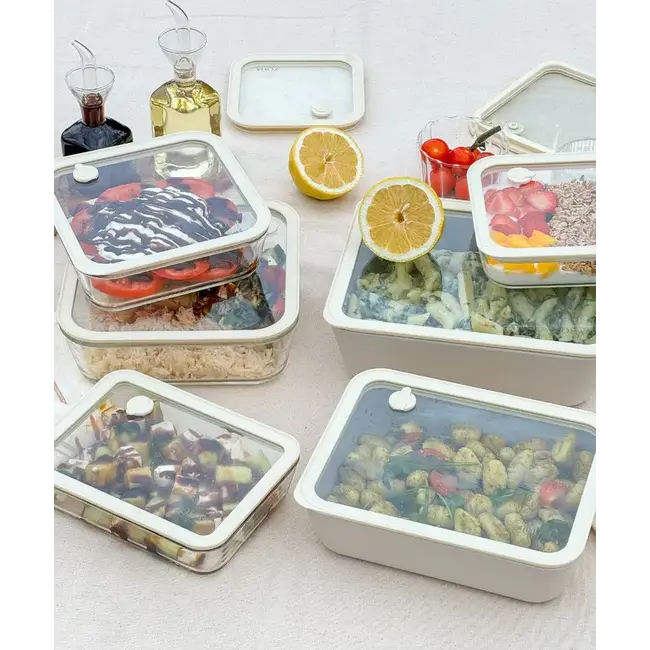 ZOHA Glass Food Container Square | 1940ml