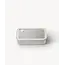 ZOHA Glass Food Container Rectangular Beige | 820ml