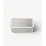 ZOHA Rectangular Glass Food Container Beige | 1550ml