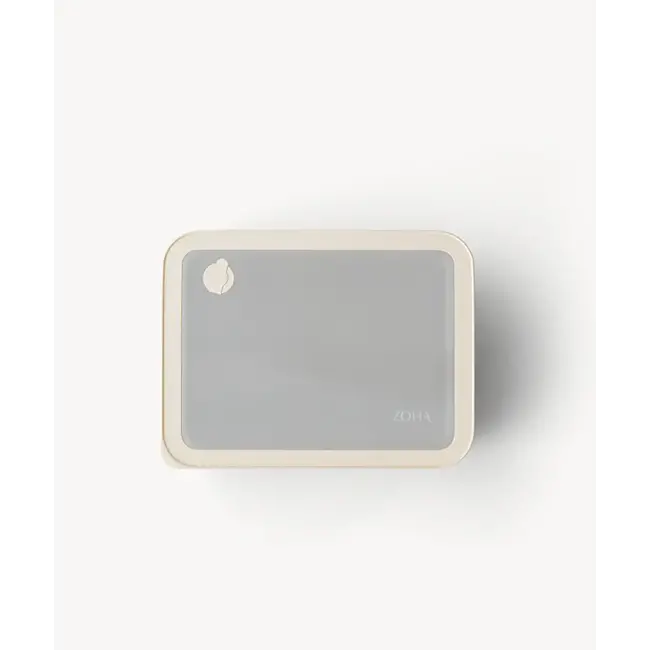 ZOHA Rectangular Glass Food Container Beige | 1550ml