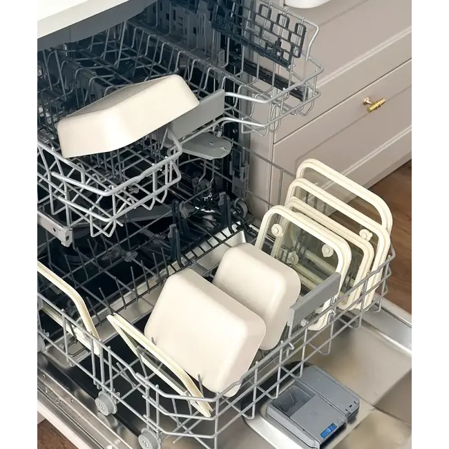 ZOHA Glazen Vershouddoos Rechthoek Beige Keramisch | 2650ml