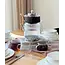 ZOHA 1 Stripe Glazen Theepot XL | 3L