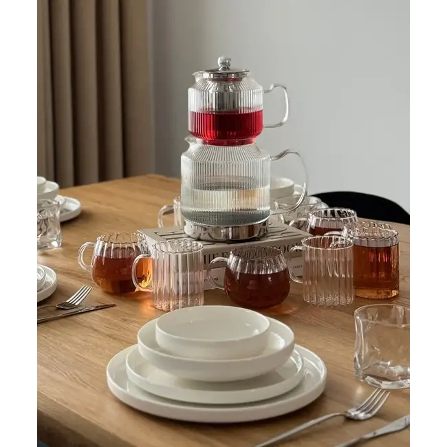 ZOHA 1 Ribble Glass Teapot XL | 3L