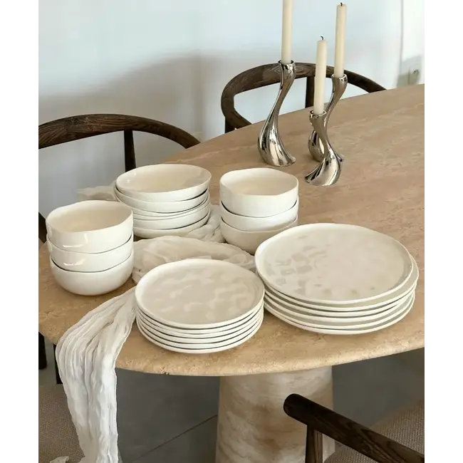 ZOHA Perlemor Dinnerware Set | 24-Piece