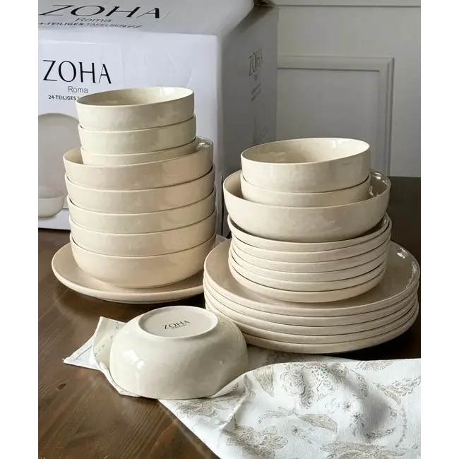 ZOHA Roma Dinnerware Set | 24-Piece