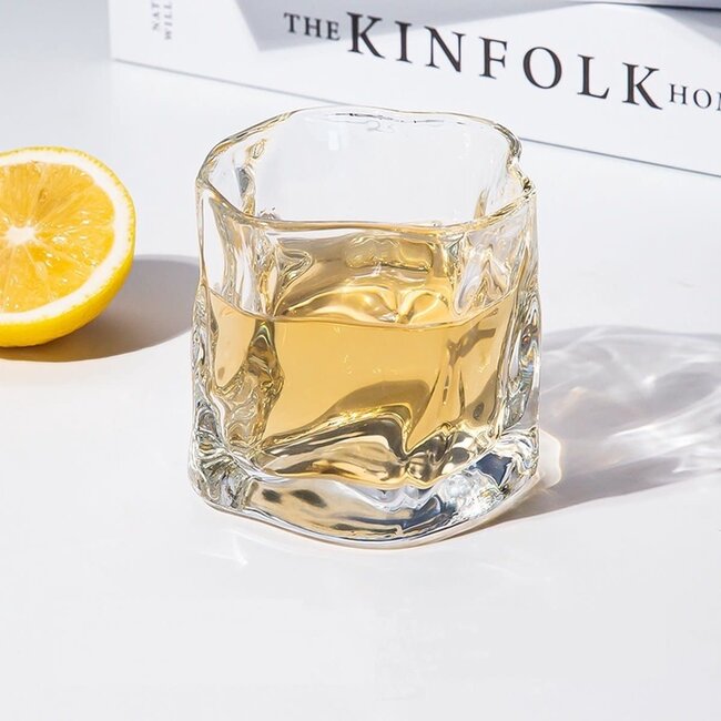 Bavary 6 Wave Short Drinking Glasses | 180ml