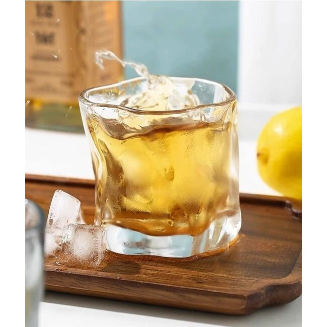 Bavary 6 Wave Short Drinking Glasses | 180ml