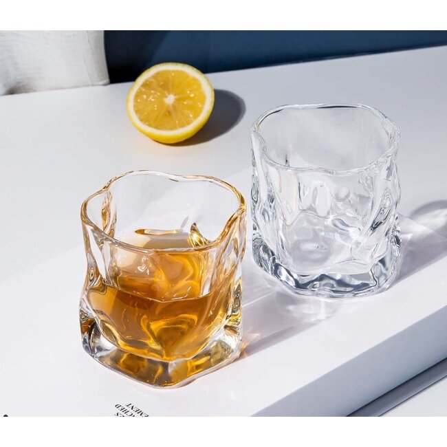 Bavary 6 Wave Short Drinking Glasses | 180ml