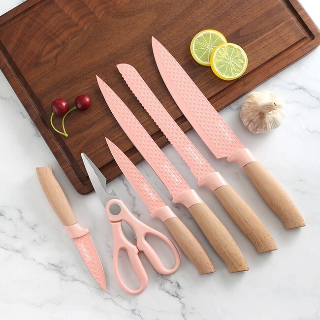 Royalty Line® Messenset | 7-Delig - Roze