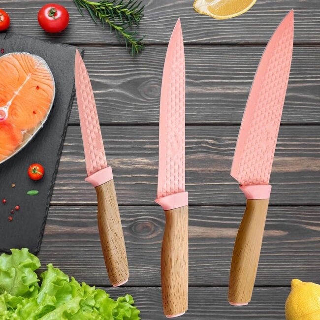 Royalty Line® Knife Set | 7-Piece – Pink