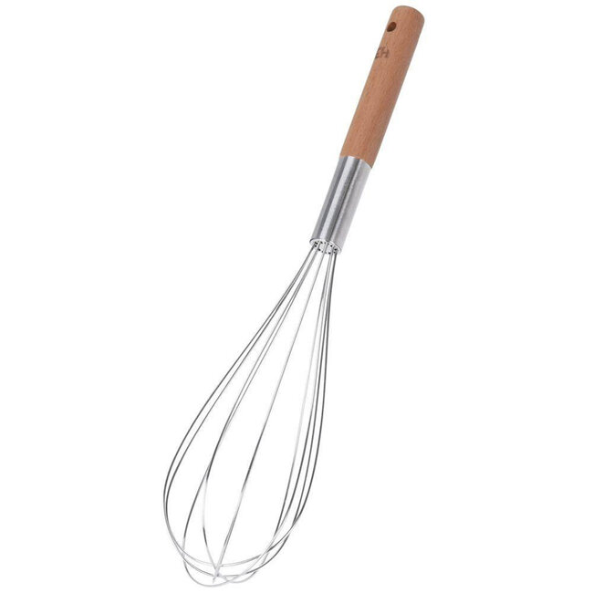 EH Wooden Whisk / Egg Beater Cream | 30cm