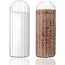 Bavary 2 Ribble Salt and Pepper Set Glass | 6x13cm