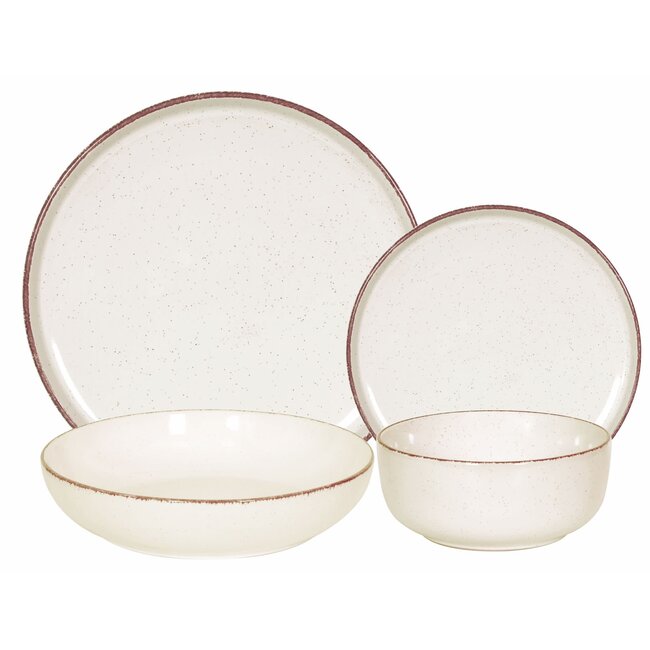 Bavary 24 Cermico Beige Dinnerset | 6-Persoons