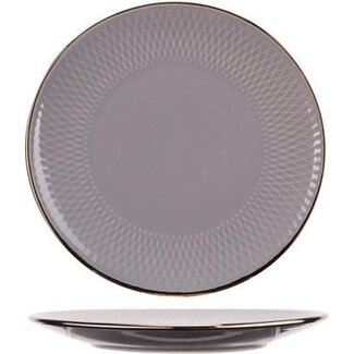 KP Ravenna Grey Flat Plate | Ø19.5cm