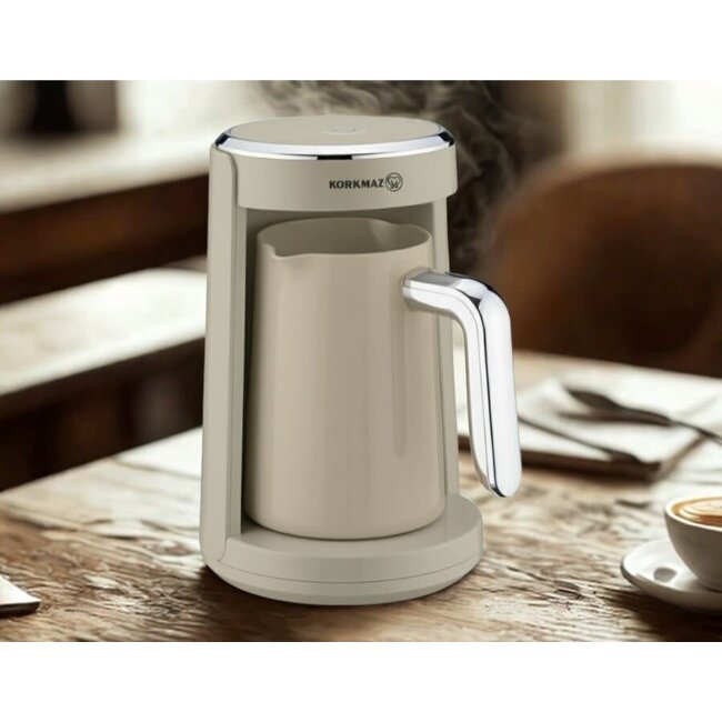 Korkmaz Keyif Türk Coffee Machine | Beige