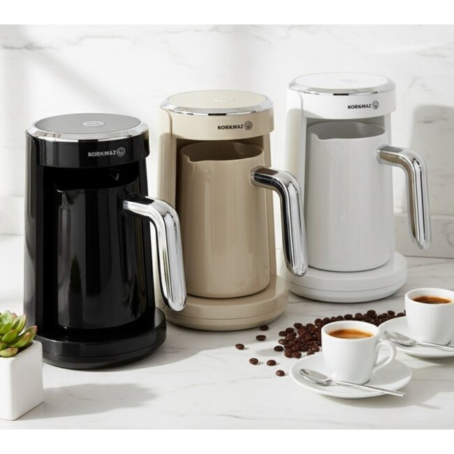 Korkmaz Koffie Machine Keyif Turk | Zwart