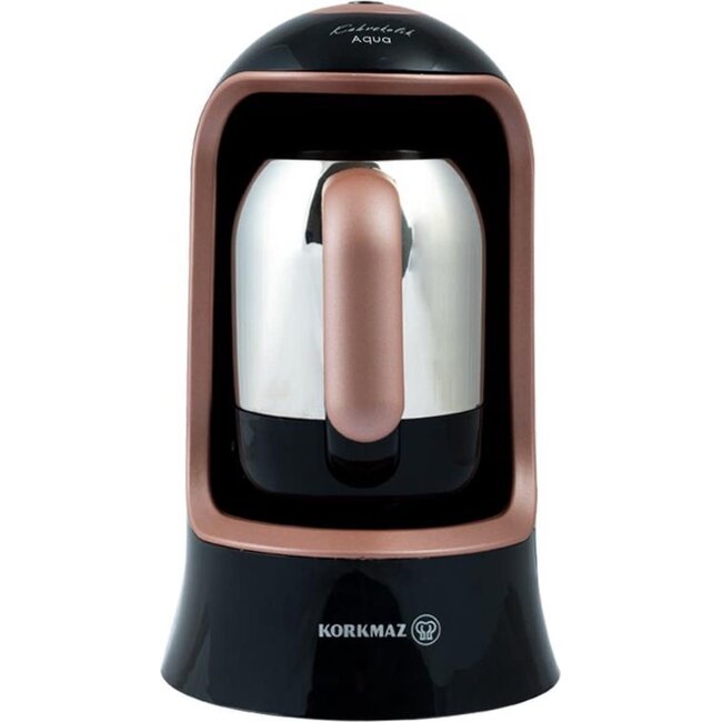 Korkmaz Kahvekolik Aqua Koffiemachine | Rosegold | 1.2L